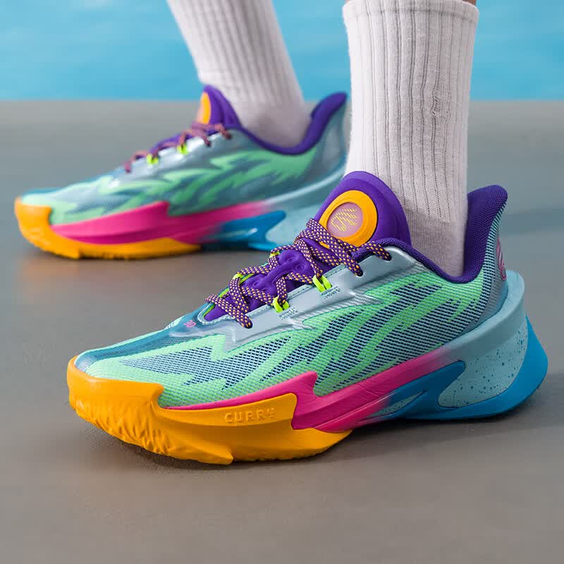 安德玛(Under Armour)UA男鞋女鞋运动鞋缓震舒适比赛训练时尚潮流篮球鞋3027983-600 ZP 3027983-465/天际蓝 40