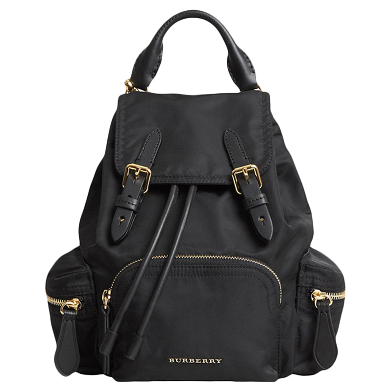 [直营]博柏利(burberry) 女士经典设计尼龙双肩背式双肩包 女包