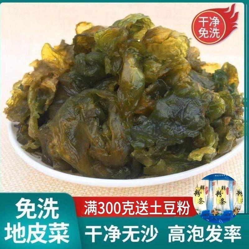 赛卡伊 特产地皮菜地达菜纯净新鲜地衣地软地木耳50g