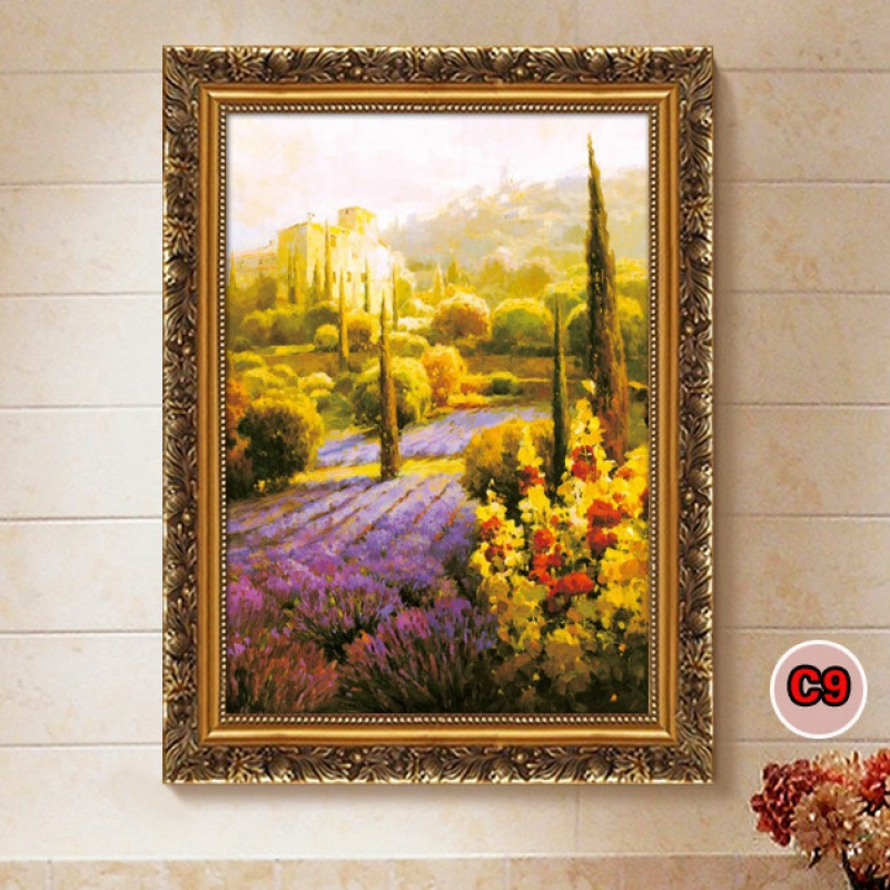 欧式有框古典画装饰画客厅画餐厅玄关挂画家居壁挂画喷绘仿真油画