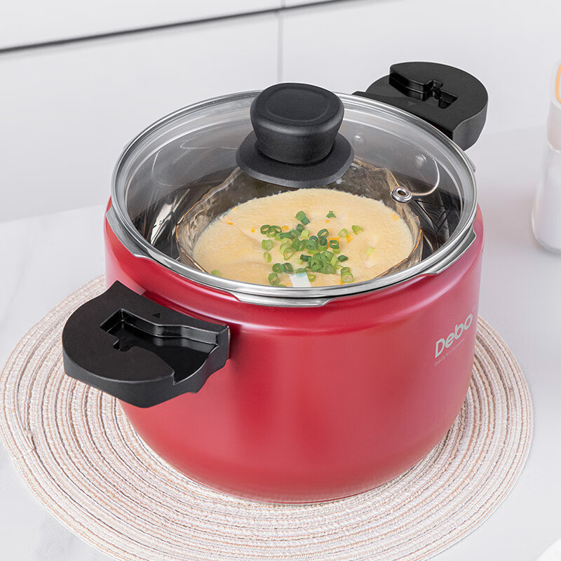 (顺丰发货)德铂(Debo)海德堡高压锅7L红色款24cm DEP-822高清大图