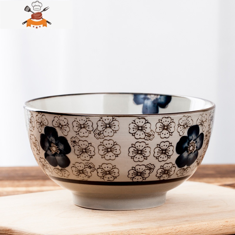 日式家用吃面碗大号 陶瓷面碗大碗汤碗 单个吃饭碗创意学生泡面碗