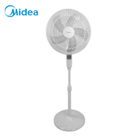 美的(Midea)电风扇 家用静音立式卧室客厅学生宿舍遥控落地扇FSA40XDR