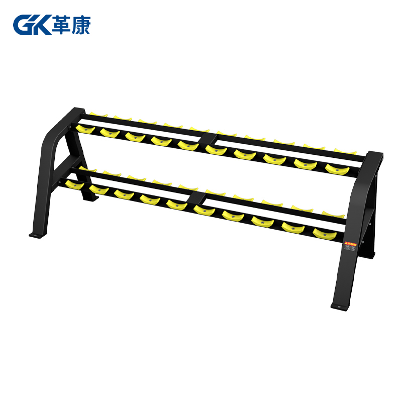 革康 GK-JSQC8506 二层十副双层哑铃架综合训练器高清大图
