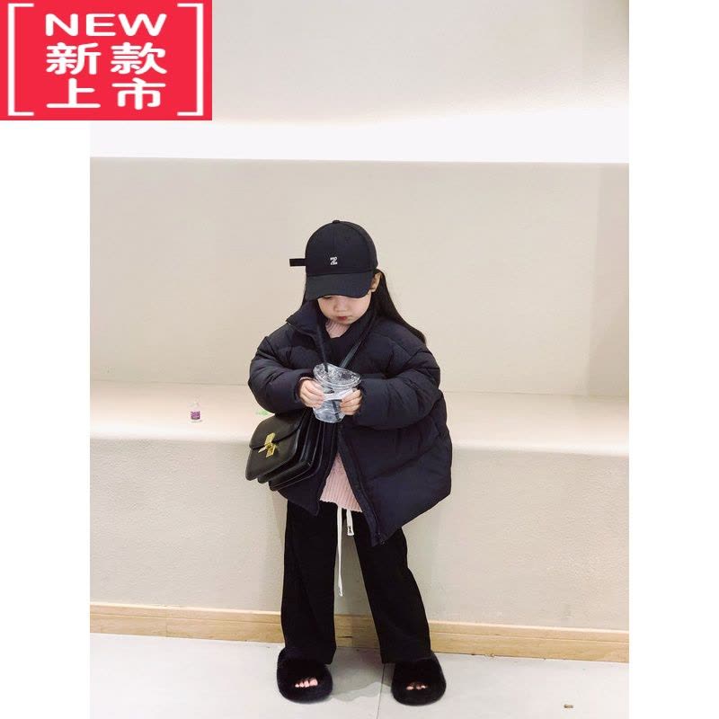 可莉允恬恬很甜 2022新款女童冬季慵懒风时髦麻花百搭套头毛衣图片