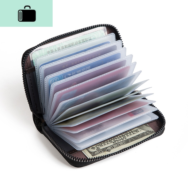 小钱包零钱包 多层卡包男士防消磁防盗刷卡套女式超薄小巧卡夹NEW LAKE高清大图