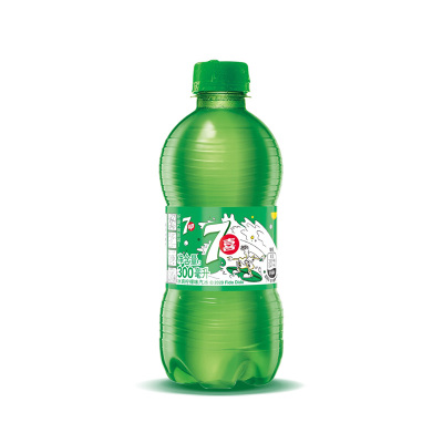 百事可乐 7喜柠檬味汽水300ml*12瓶塑包 碳酸饮料 七喜