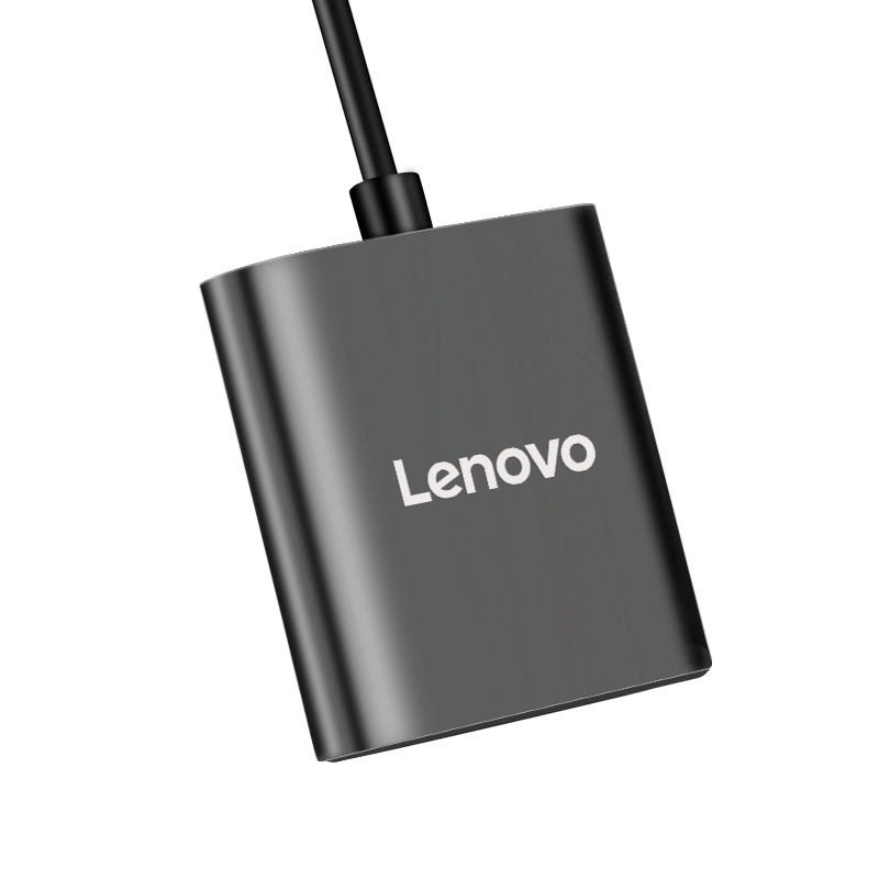 Lenovo/联想 原装VGA转HDMI转换器 带音频线笔记本台式机电脑高清视频显示器投影仪视频电视转接头 供电接口