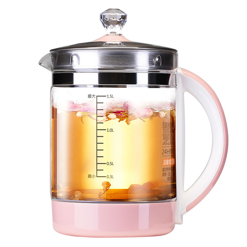 九阳K15-D05S电水壶 养生壶1.5L多功能煎药电开水煲玻璃煮茶器