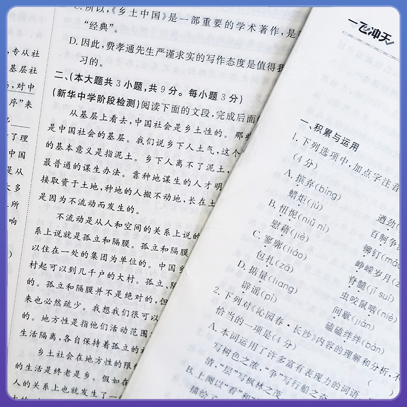 [小复习]高中语文(天津专版) 必修上册 [正版]2025版天津专版高中小复习语文必修上册高中历年真题训练同步辅导真题实高清大图