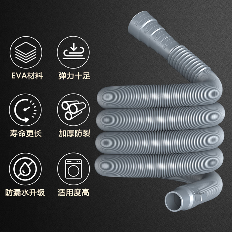 排水管 【排水管2米】防爆加厚卡箍