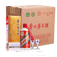 [歌德老酒行]贵州茅台酒 2013年 飞天茅台53度500ml*6瓶 整箱 酱香型 带杯白酒 官方正品