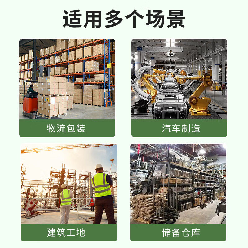 君绘 复合型加厚枕木12*12*150cm仓储垫木回字形抗压枕木垫块军绿色高清大图