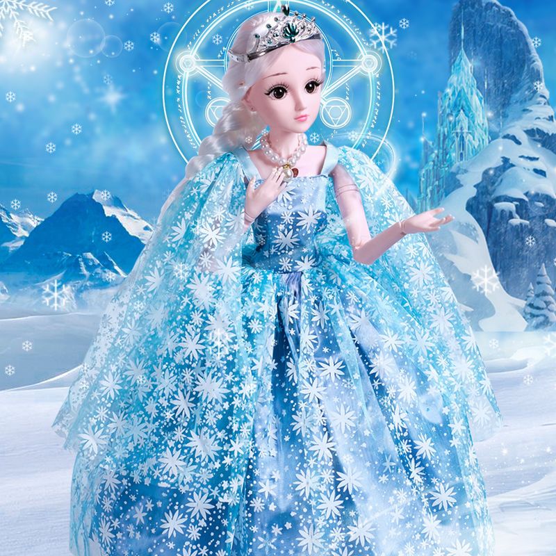 60厘米超大尚美比芭比洋娃娃套装会说话的女孩公主玩具洋娃娃单个眨眼