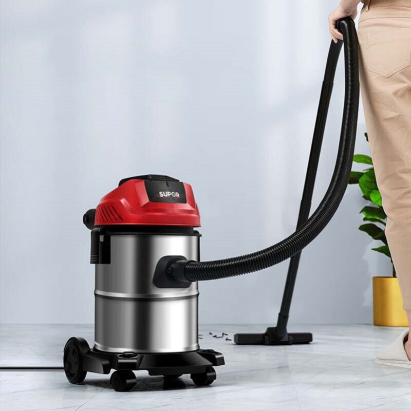 苏泊尔 VCT80P QC系列 桶式吸尘器干湿吹三用商用家用不锈钢大吸力吸尘器