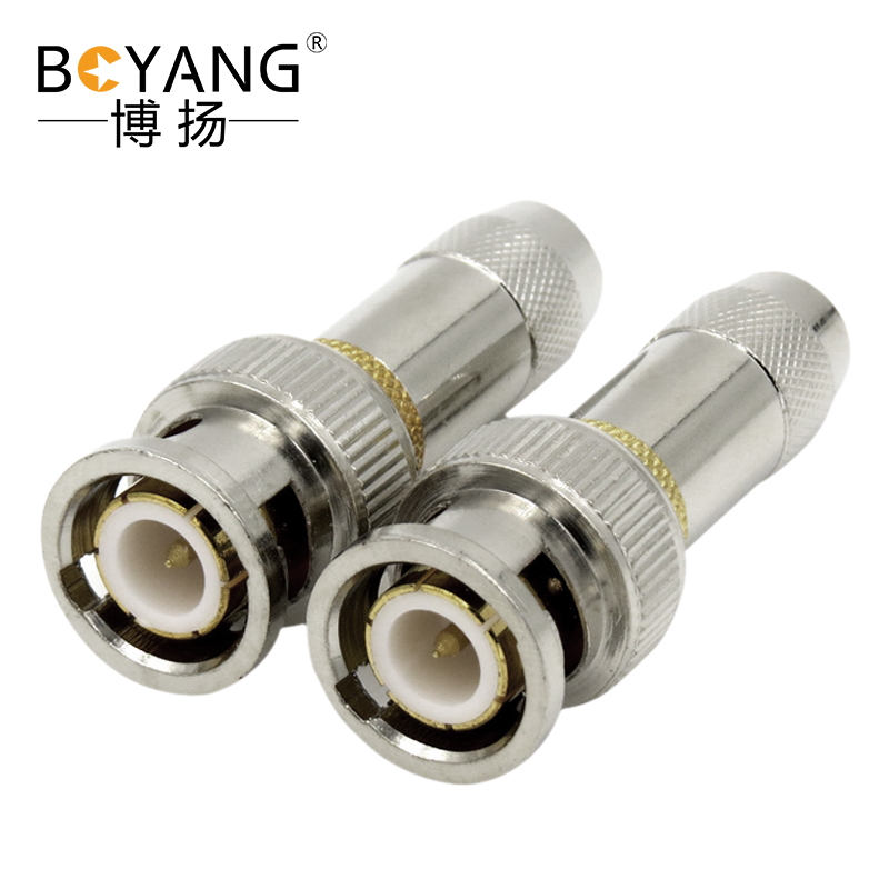 博扬(BOYANG)Q9视频头 同轴电缆接头 DDF射频线连接配件BY-2M75-2-1