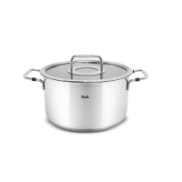 德国菲仕乐/Fissler 德国原装进口 波恩20cm无盖单柄汤锅不锈钢奶锅煮锅炖锅 三明治复合锅底多灶具通用