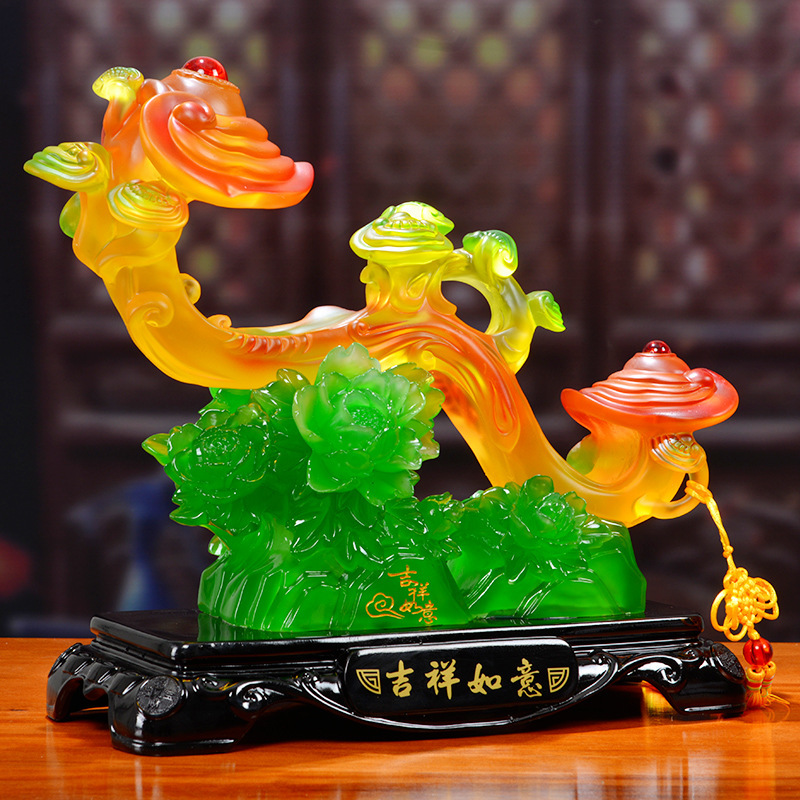 添福运树脂摆件工艺品家居客酒柜装饰品玄关客厅酒柜小装饰品摆件办公