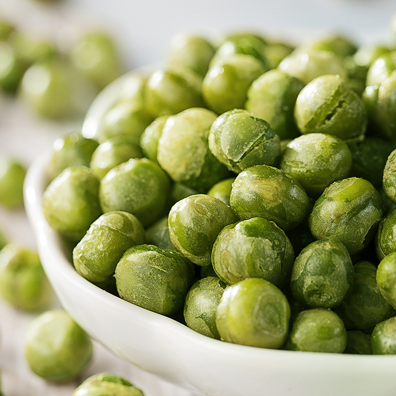 刻凡蒜香青豆128g*4袋豌豆小零食休闲办公室零食耐吃小吃高清大图