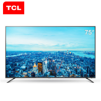 TCL 75V2 75英寸 4K超高清 HDR 人工智能 全面屏 智能平板 液晶电视 75v2