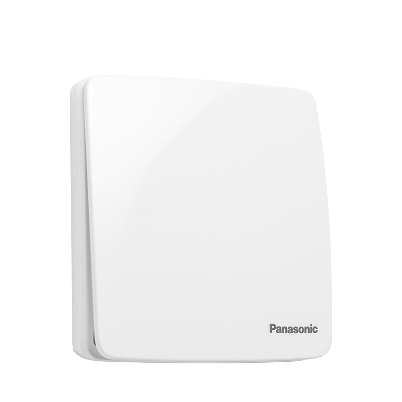 松下（Panasonic） 松下曲悦86型白色开关插座大面板一开单控开关
