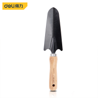 得力（deli）便携式园艺窄铲 家用盆栽种植养花种菜除草松土移栽 赶海工具 榉木手柄 DL580822 1把