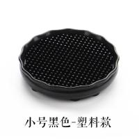 茶壶垫养壶垫壶承茶道配件硅胶紫砂壶垫防滑垫壶承壶茶托隔热垫 小号黑色-塑料款壶垫