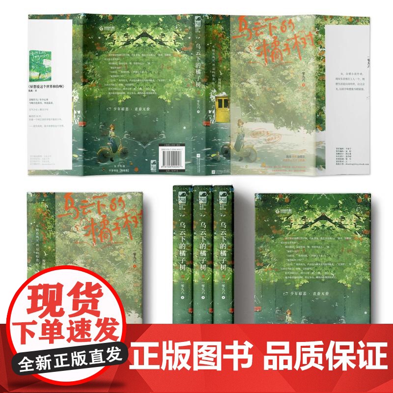 正版 乌云下的橘子树 一零九六 新增番外 青春文学高中校园暗恋青梅竹马从相看两厌到双向暗恋的校园言情小说高清大图