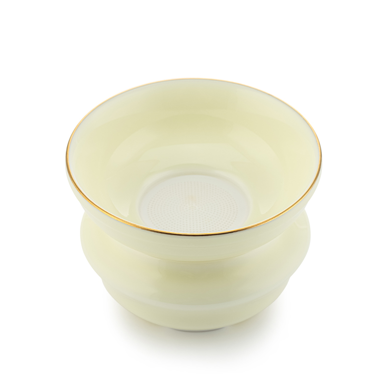 菲米生活沐兮羊脂玉瓷茶具套装(玉脂黄)FM-CJ2119(玉脂黄)高清大图