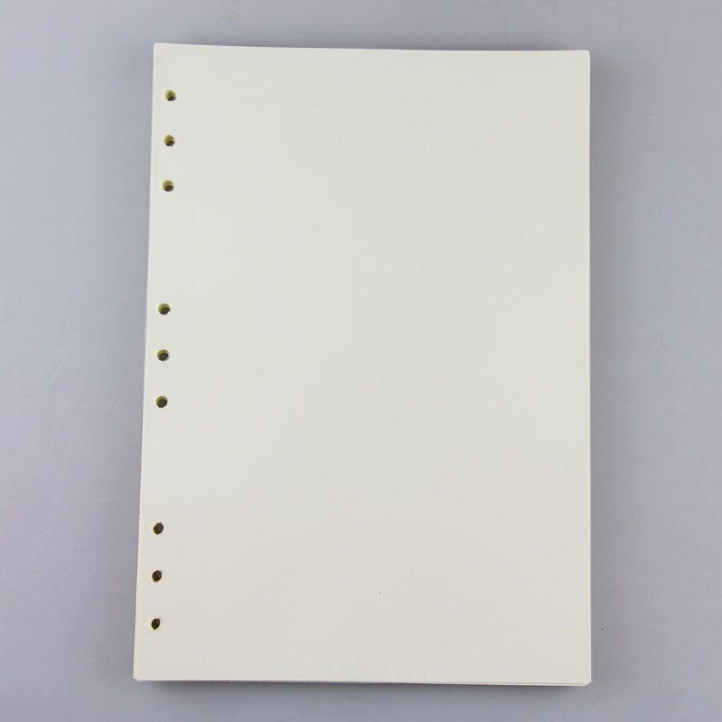 b5活页空白纸张替换内芯9孔夹内页商务本子100克纸替芯报价_参数_图片