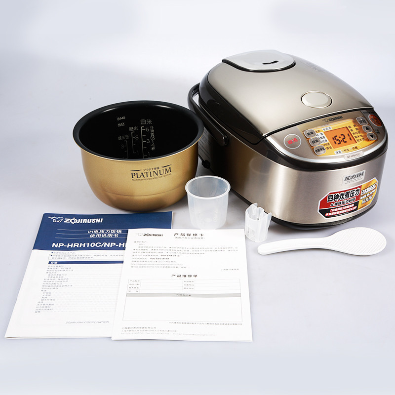 象印(ZO JIRUSHI)电饭煲日本原装进口智能IH压力家用大容量多功能电饭锅4-6人锅 HRH10C 3L