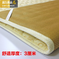 冬夏两用床垫学生宿舍单人0.9可折叠水洗两面凉席垫床褥1.2/1.5m 三维工匠