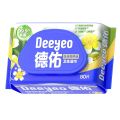 德佑卫生湿巾纸巾纸抽白池花籽油80抽