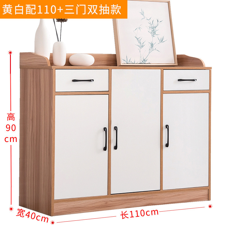 攸形茶水柜三门1100*400*900mm台高清大图