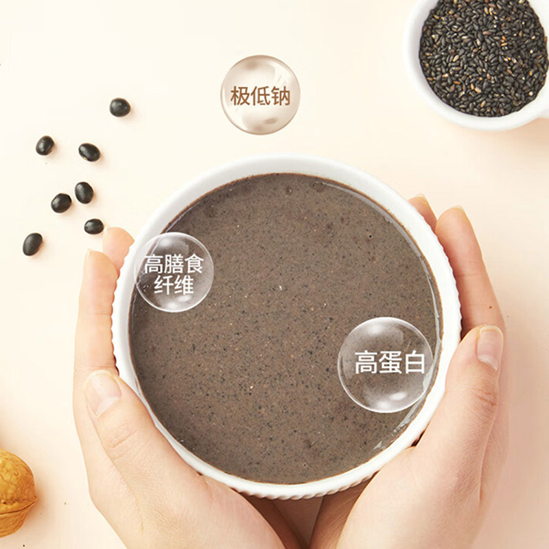 燕之坊黑豆粉口感顺滑香味浓郁粉质细腻核桃芝麻罐装纯享款500g高清大图