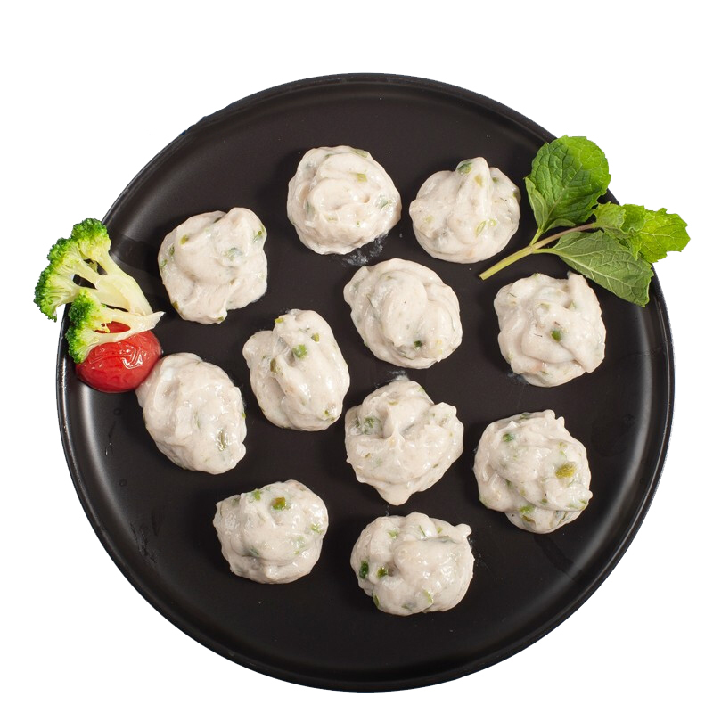 禧美海产冷冻鲜鱼滑鲅鱼馅鱼丸150g
