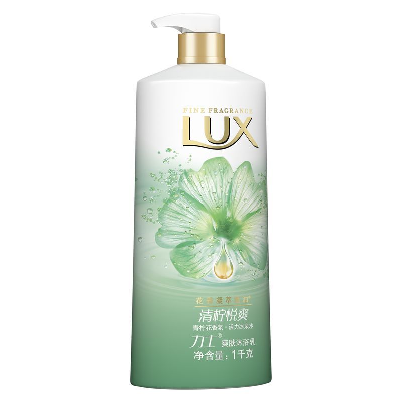 力士(LUX)爽肤沐浴乳清柠悦爽 1KG[联合利华]