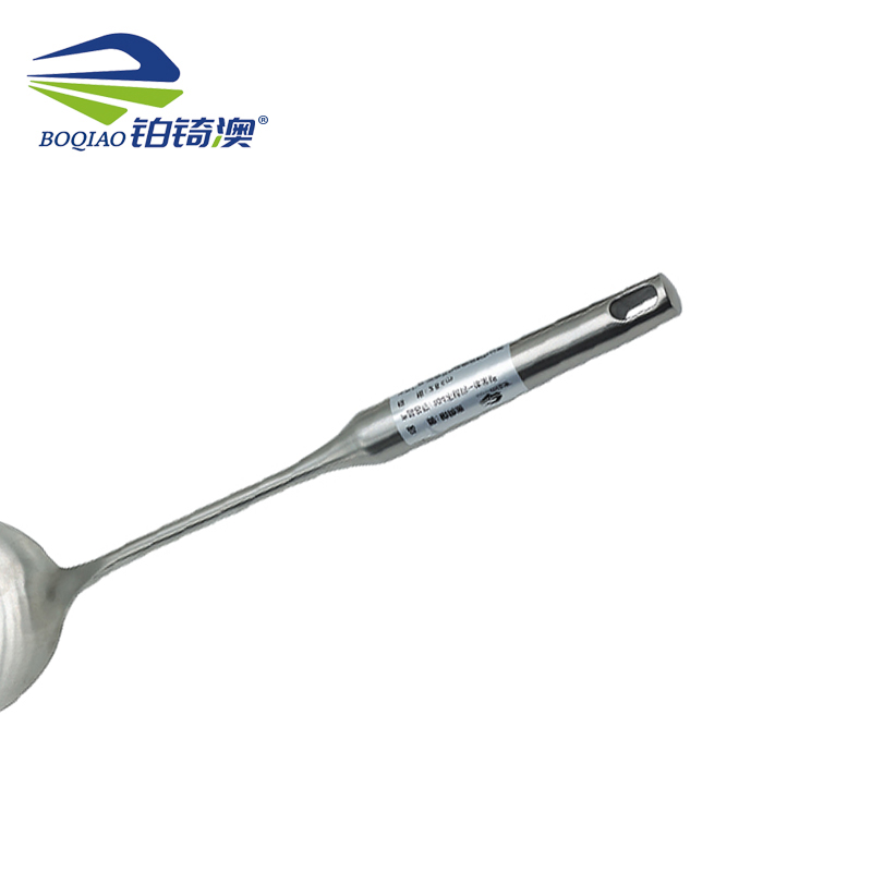 铂锜澳304不锈钢一体炒勺菜铲高清大图