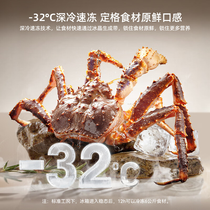 美菱550升十字四开门冰箱风冷变频一级能效嵌入式VCM彩涂板灰色LED屏显示BCD-550WSP9CX高清大图