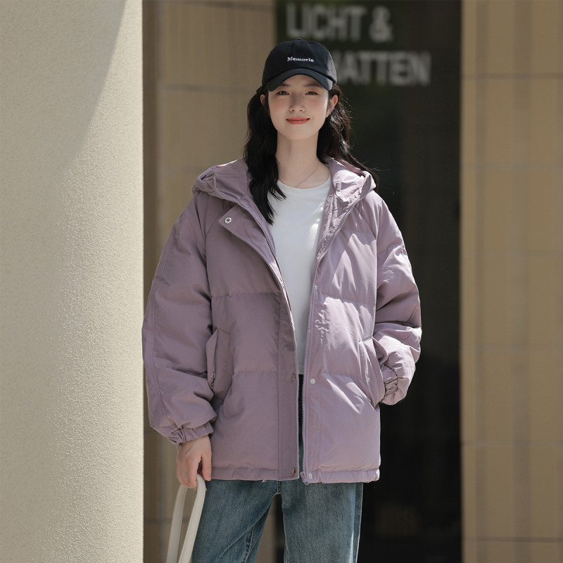 [2.5折价282元]唐狮秋冬新款女连帽斜插口袋羽绒服高级感无性别羽绒别致百搭