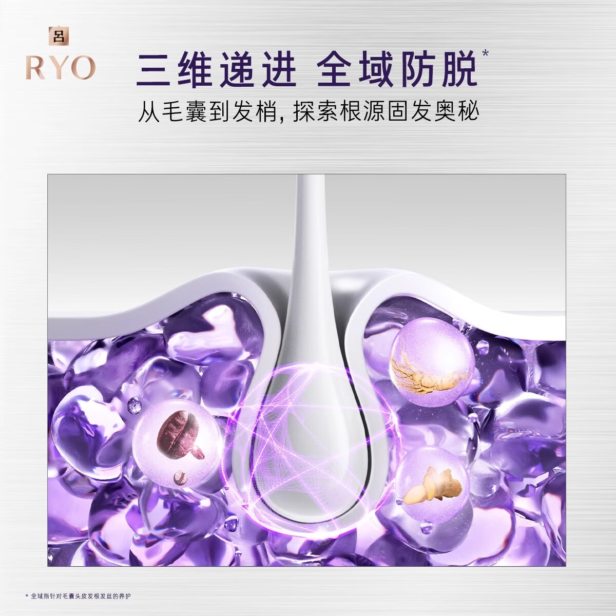 吕(Ryo)紫吕发膜 防脱发固发 控油去屑洗 200ml高清大图