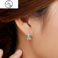 可爱小金鱼 925纯银耳环 韩国韩版 耳圈耳扣 银饰品耳饰 JiMi