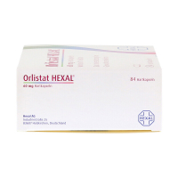 HEXAL德国奥利司他排油丸胶囊 瘦身塑身排油素瘦腿霜膳食营养补充剂 排油丸1盒装84粒(1个月的量)