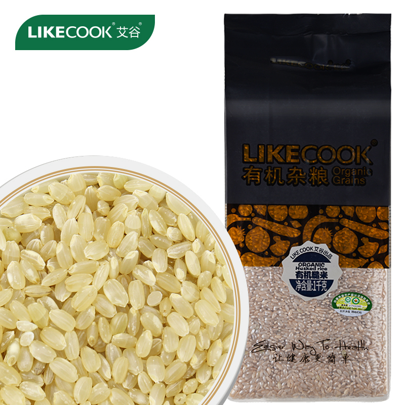 艾谷有机糙米1kg