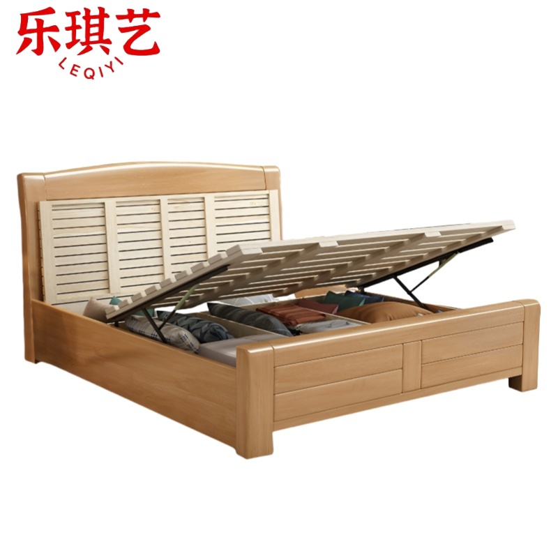 乐琪艺 实木床 180cm 张高清大图