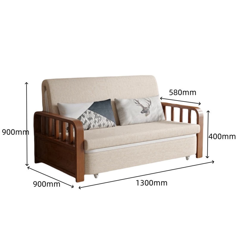 芙首泰沙发床1300*900*900mm张高清大图