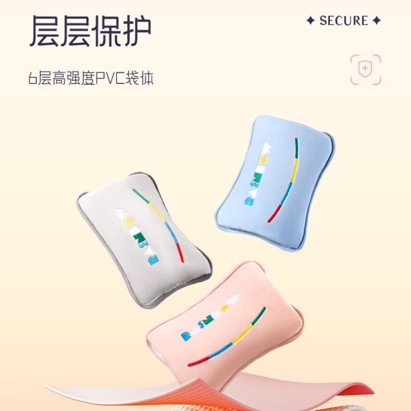 彩虹 免洗加厚亲肤绒插手电热暖手宝 T614-L 蓝色高清大图