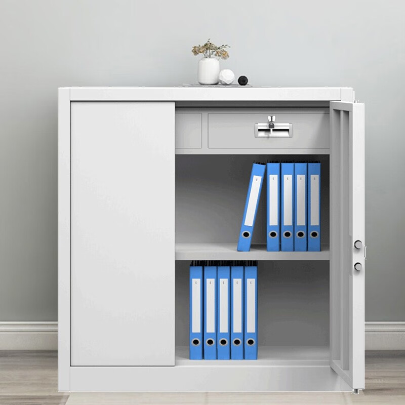 格具(GEJU)钢制单节上斗指纹密码锁保密柜资料档案柜900*420*925mm高清大图