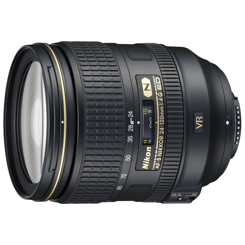 尼康(Nikon) AF-S 24-120mm f/4G ED VR 尼康卡口 77mm口径 广角变焦镜头