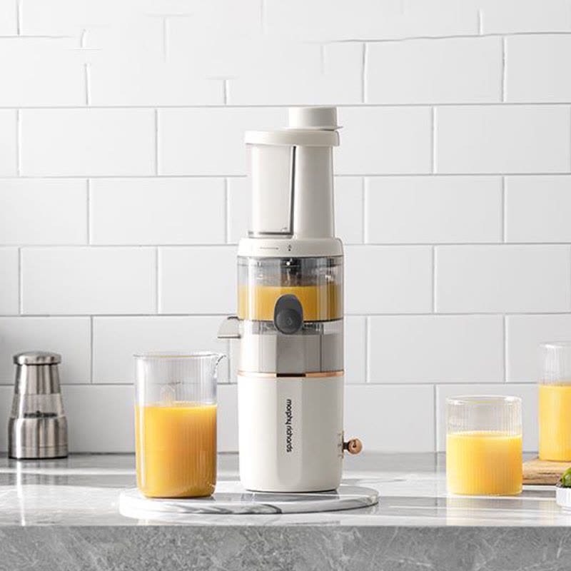 摩飞气泡原汁机家用全自动小型多功能渣汁分离水果迷你便携式榨汁MR9901白色无气泡弹图片